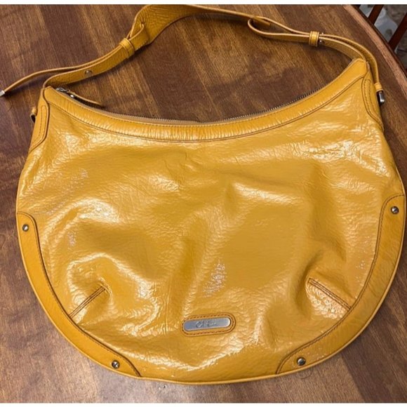 Cole Haan Marigold Patent Hobo Bag - Picture 1 of 15